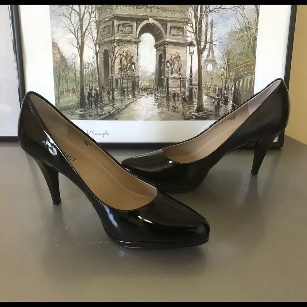 ‎Ellen Tracy Cody Platform Patent Leather Pump